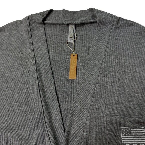 SKIMS Soft Lounge Robe Team USA Heather Gray XL - Picture 5 of 12